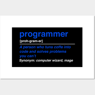 Programmer definition Posters and Art